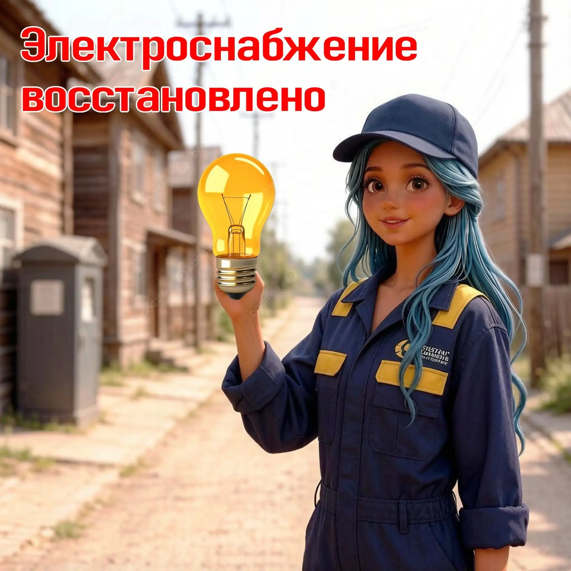 ⚡  Аварийно-восстановительные работы на линиях электропередачи завершены. Электроснабже...