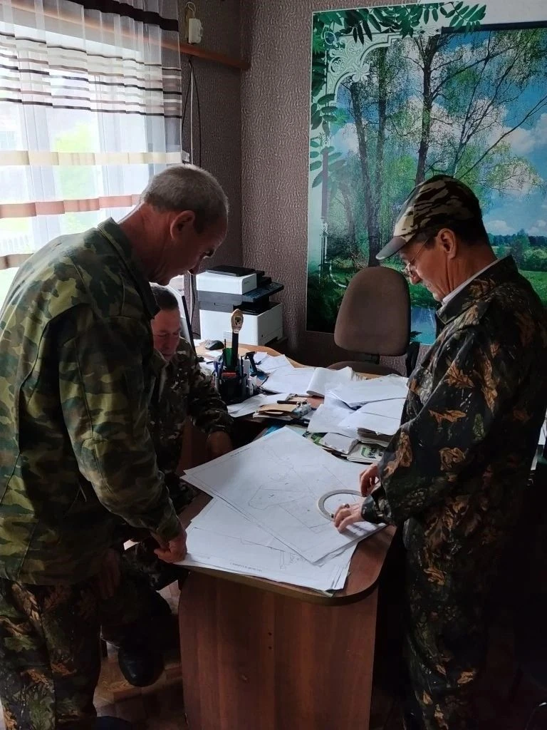 В Пурдошанском участковом лесничестве ведётся подготовка лесных участков к вырубке.