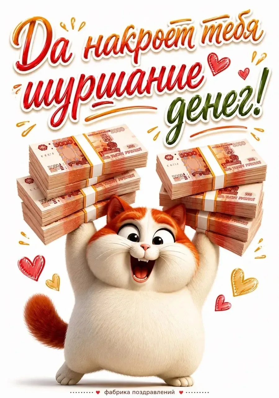 💚💛❤️ Настроение в открытке.