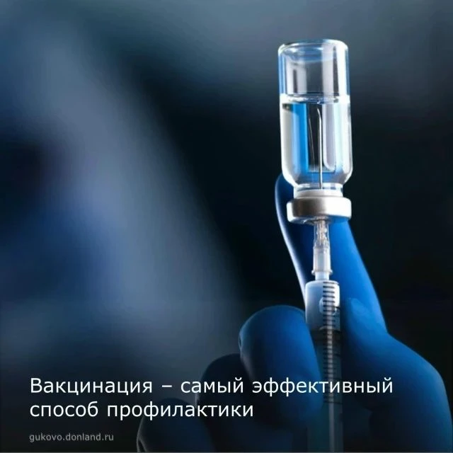 Уважаемые гуковчане! В поликлиниках города продолжается вакцинация от гриппа.