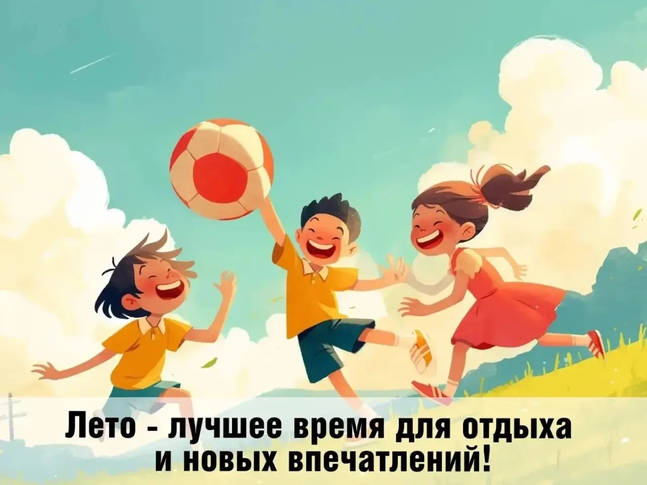 🎉 Бесплатные путёвки для детей — успейте записаться! 🎉

Уважаемые родители! ☀️

Лето — лучшее врем