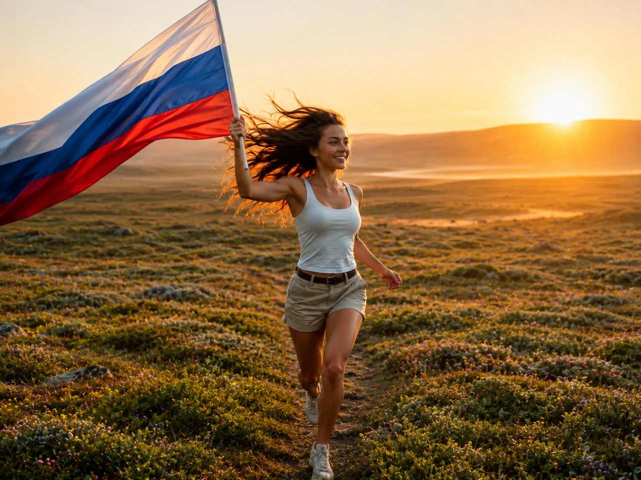 В Анадыре устроят забег с российским флагом
