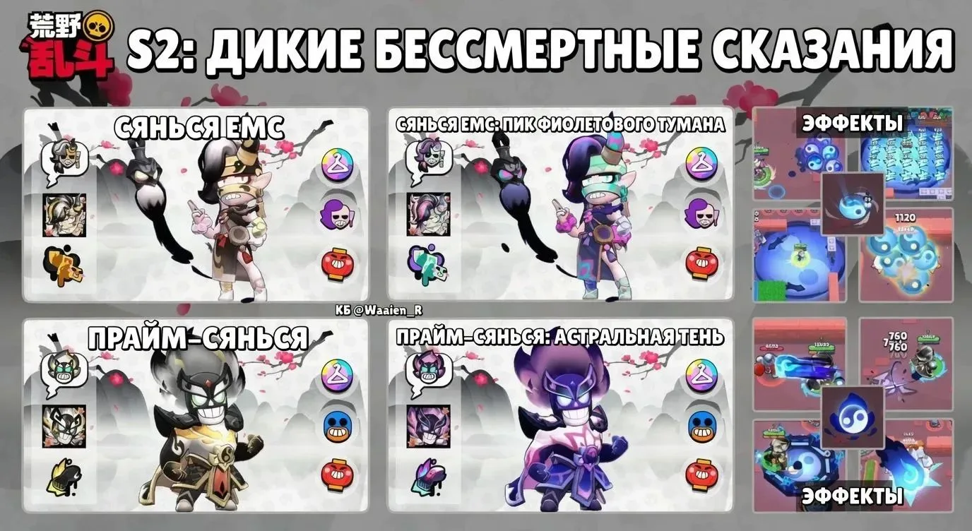 ⚡️НОВЫЕ СКИНЫ В КИТАЕ

В китайской версии Brawl Stars вышли новые скины на Эмз и Эль Примо 

Как вам