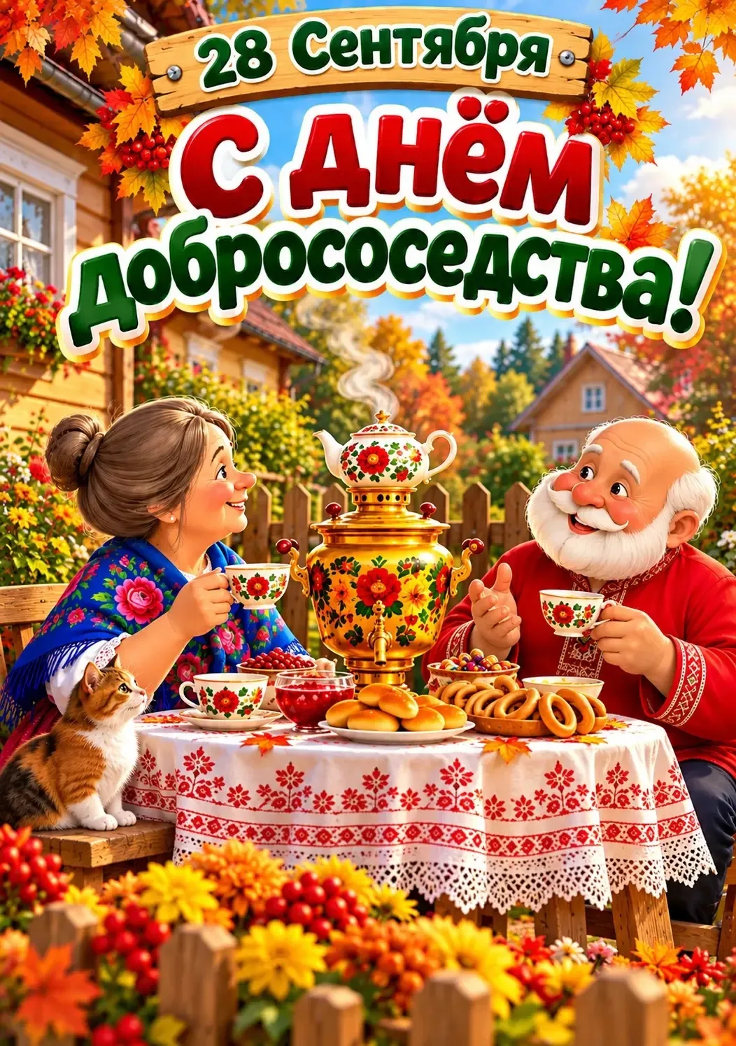✨ С Днём Добрососедства! 💐