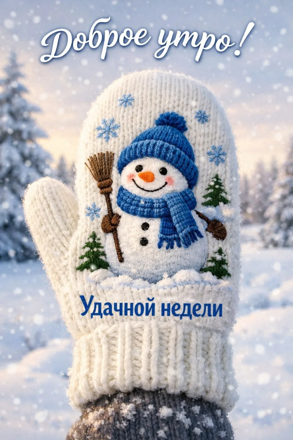 ❄️❄️☃️☃️☃️ С началом новой недели!Пусть она будет успешной во всех начинаниях☃️☃️☃️❄️❄️