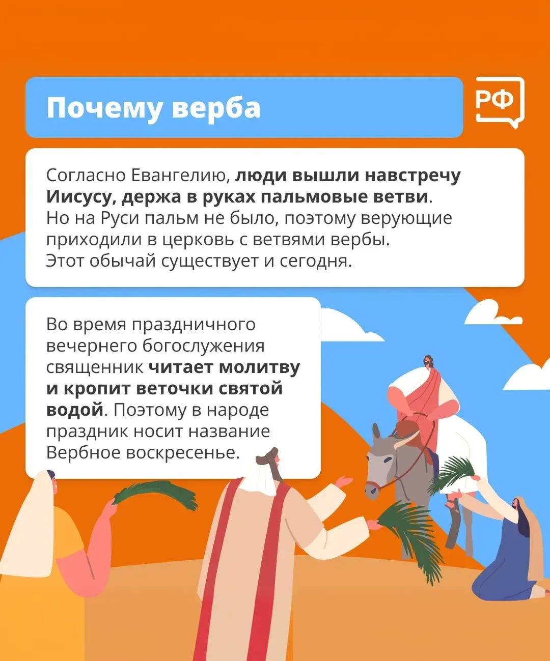 📝 Факт дня - "Почему воскресенье вербное"