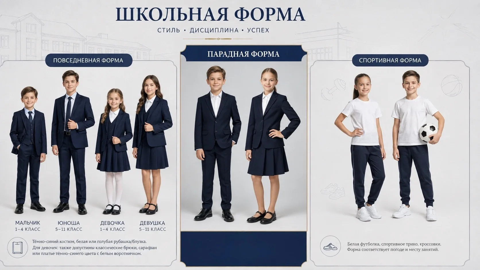 🎓 «Наш школьный дресс-код: краткий гид»