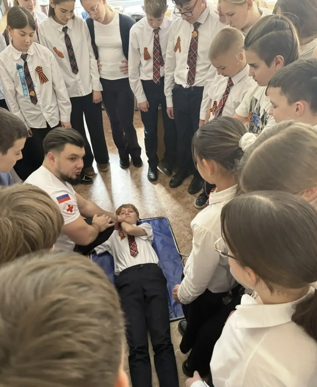🚑 Учащиеся 5-10 классов получили бесценные знания и практические навыки в области оказания первой по