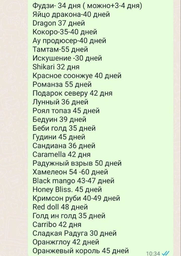 По срокам арбузов от опыления до снятия урожая, сохраните себе