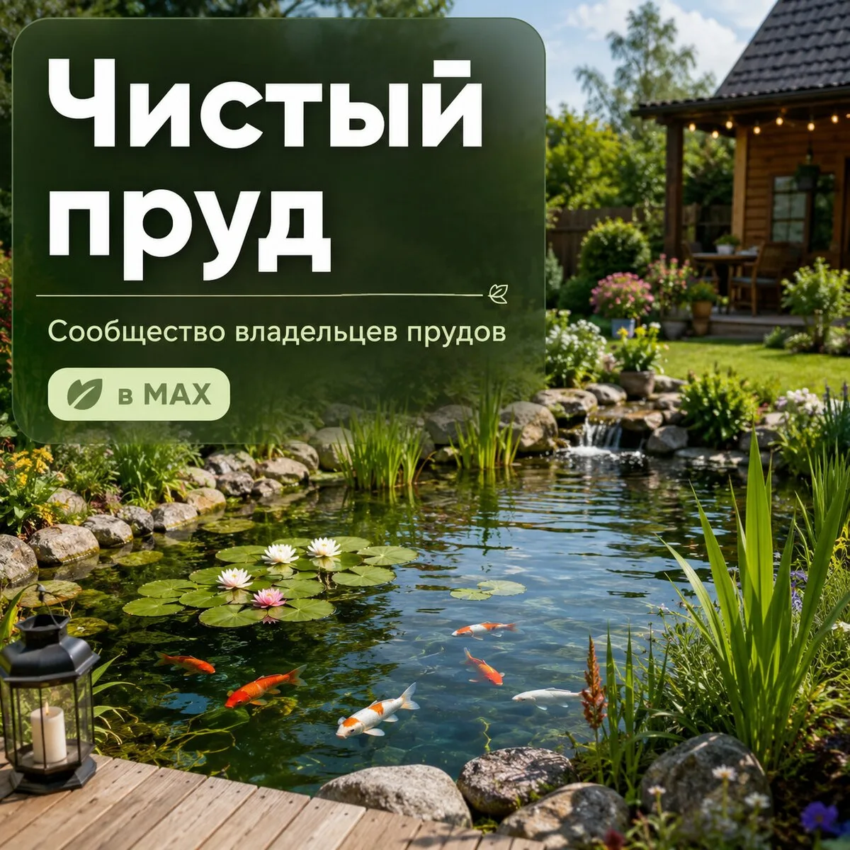 Пруд на даче? Получите совет от опытных прудоводов