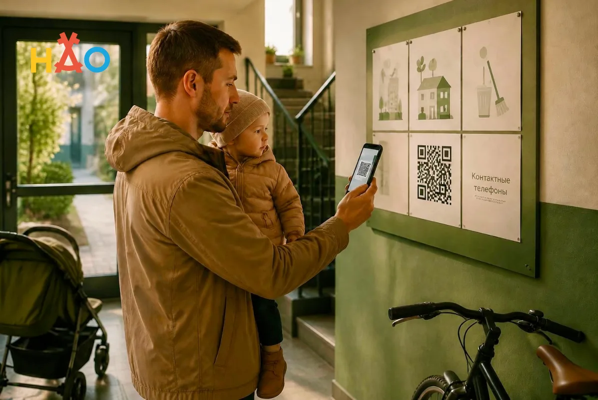 ​Домовой чат в мессенджере МАКС всегда под рукой

QR-код для перехода в домовой чат есть на квитан