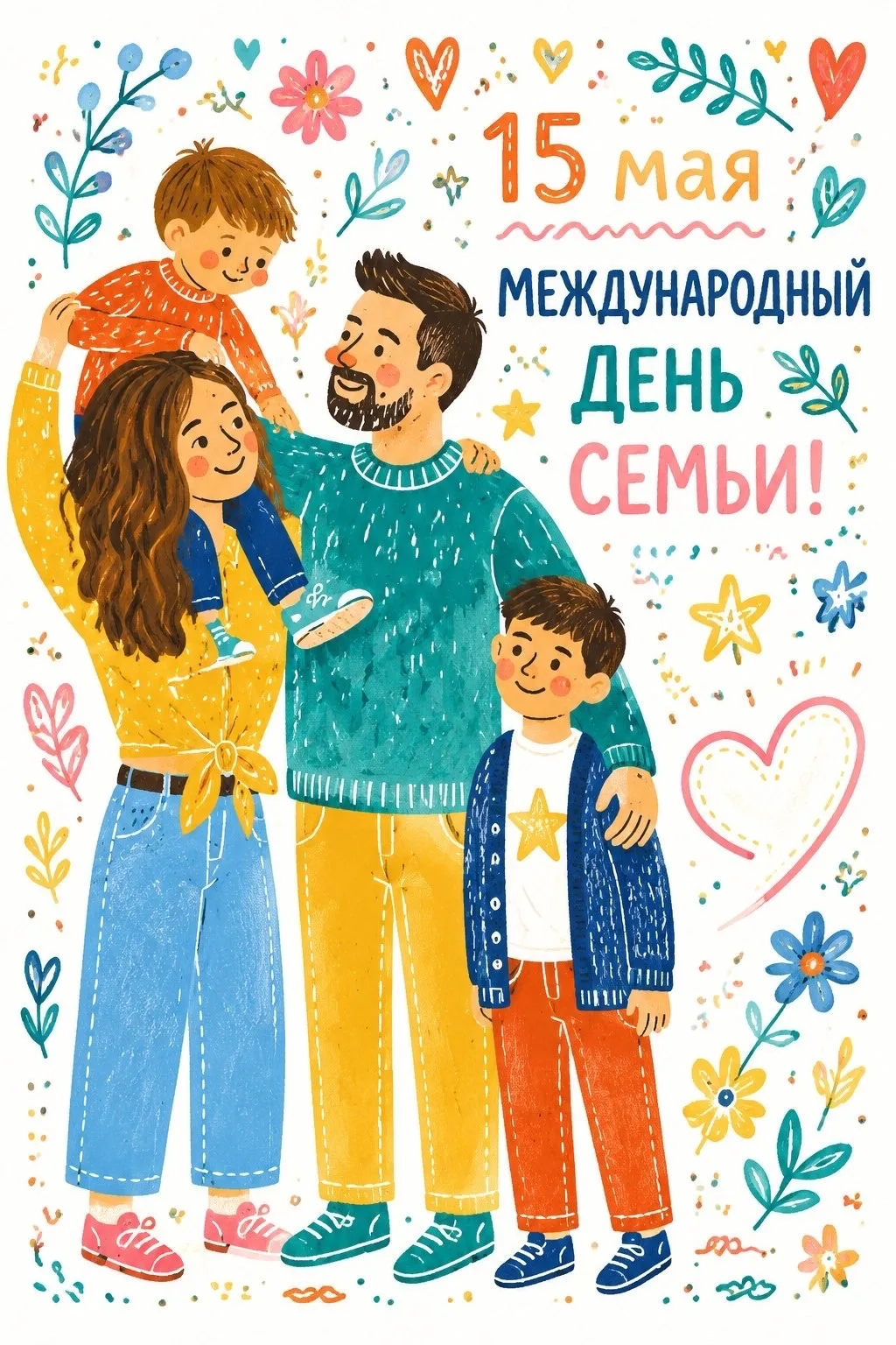 💟 Дорогие наши родители и дети!
Поздравляем с Днём семьи! Пусть ваш дом будет наполнен теплом, улыб