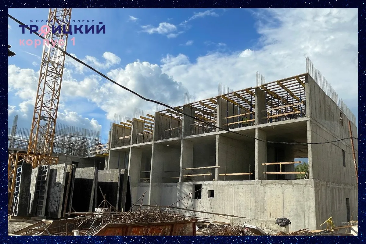 Новости со стройки ЖК «Троицкий»: точно вверх 🏗️😊