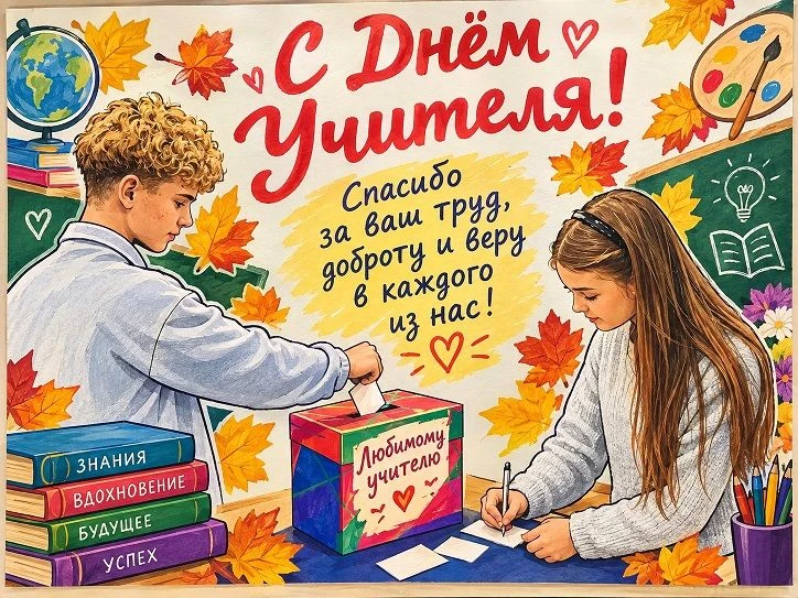 🍁А вы знали, что 5 октября отмечается день учителя?