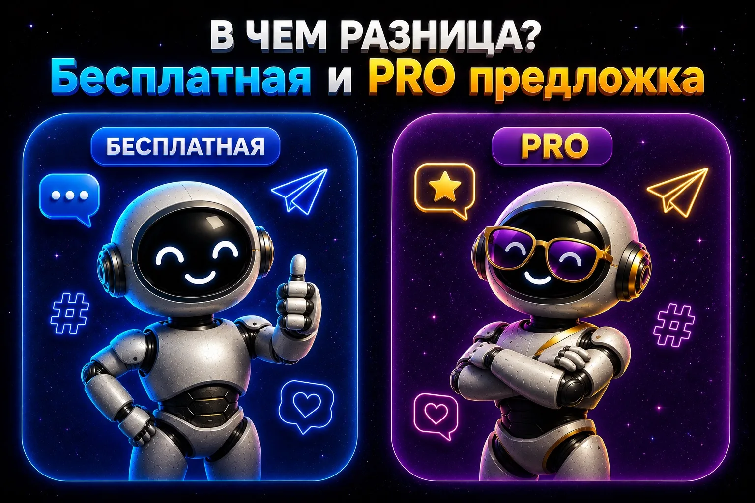 🧐 Бесплатная Предложка и PRO — в чём разница?