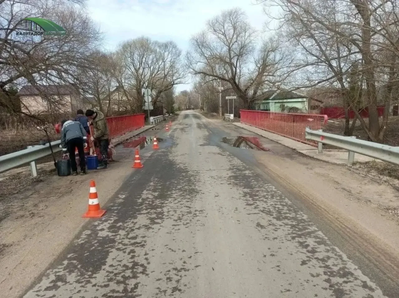 🛠️ В Калужской области в рамках государственных контрактов по содержанию мостовых соор...