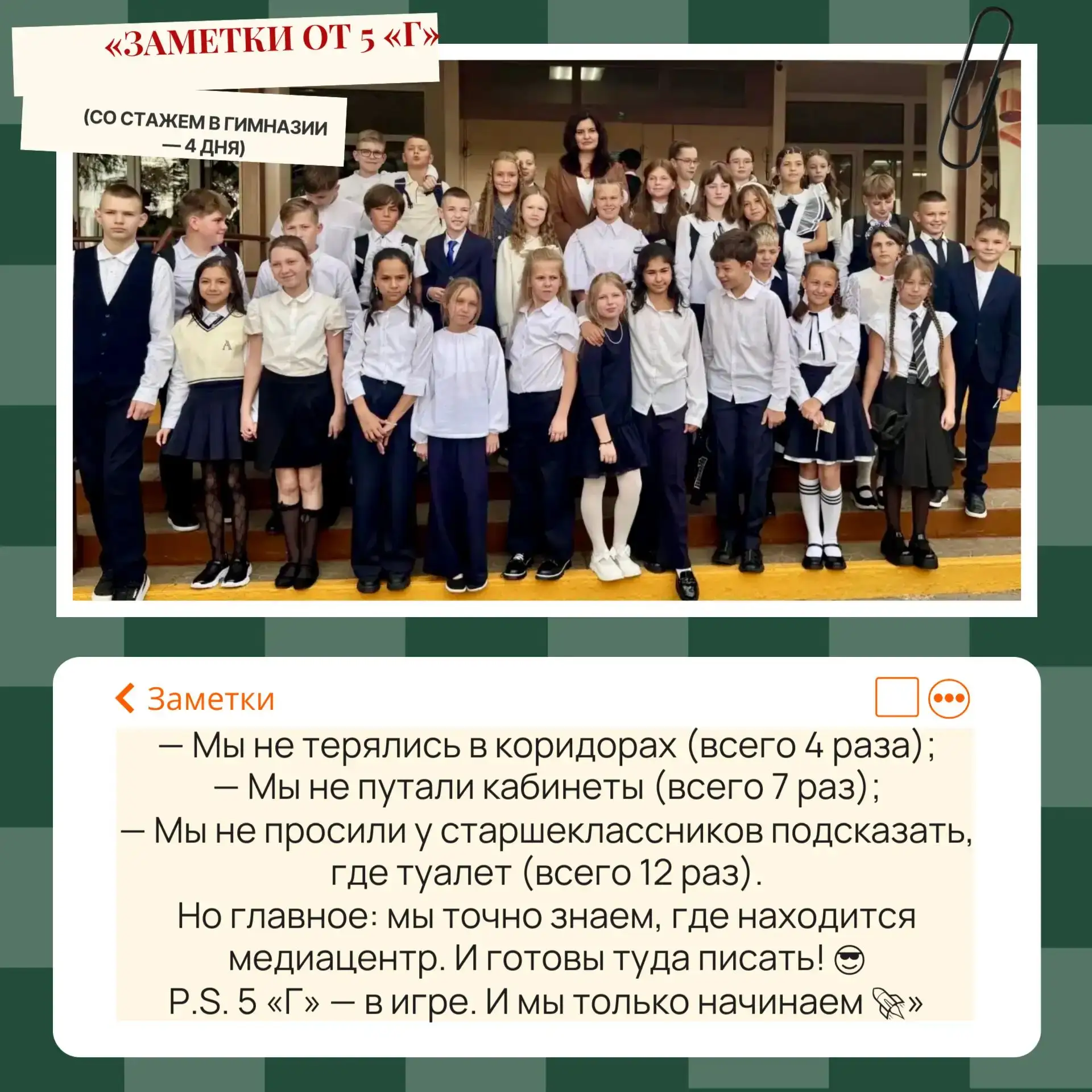 Новости от наших новичков!