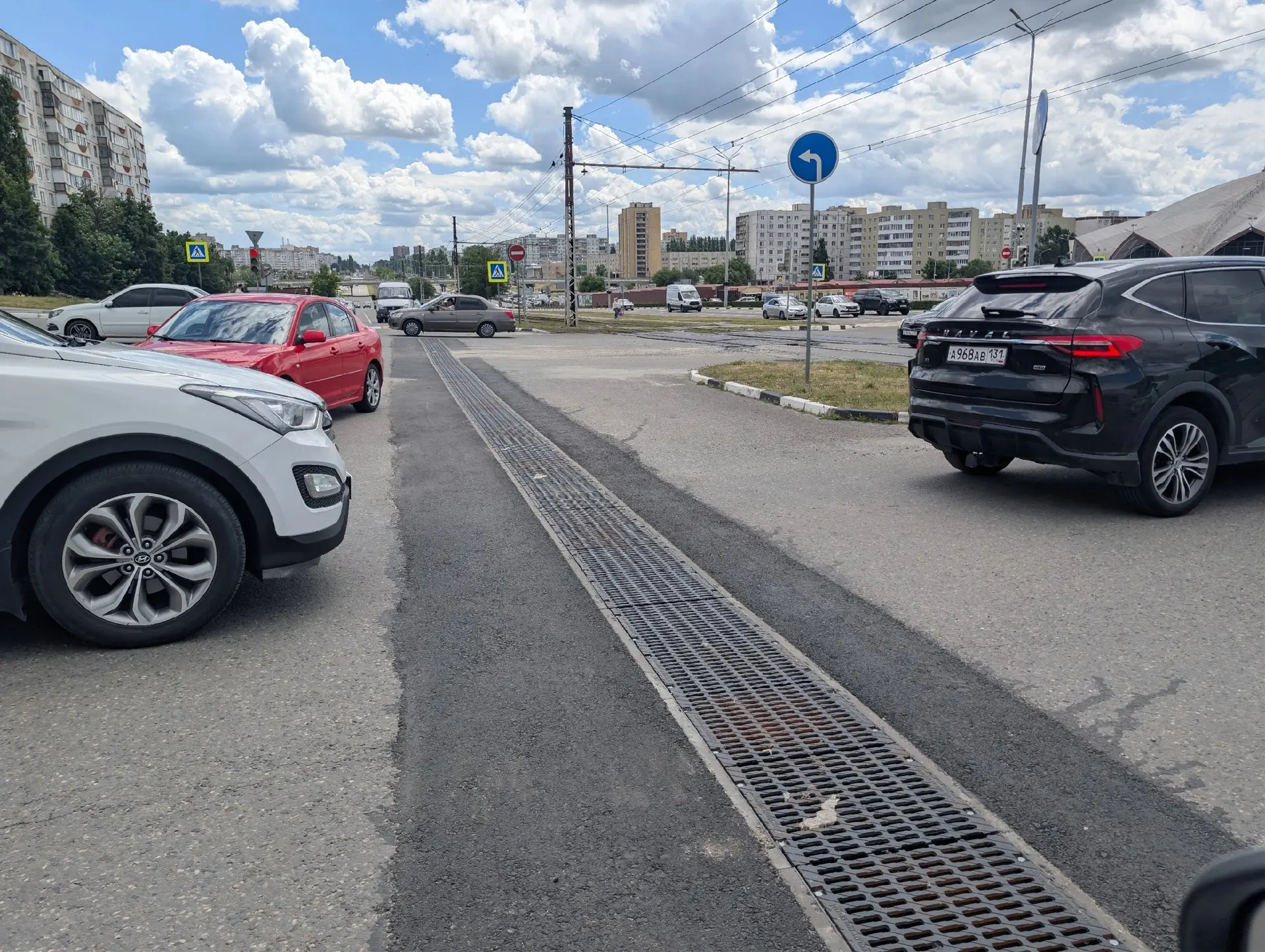Ливневку у Юбилейного рынка починили. На следующей неделе снова обещают дожди и будет в...