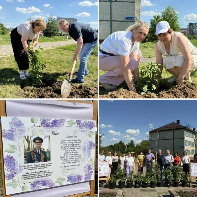 В деревне Ложки стало ещё красивее 🌸

У Дома культуры появилась новая сиреневая аллея.

Жители окру
