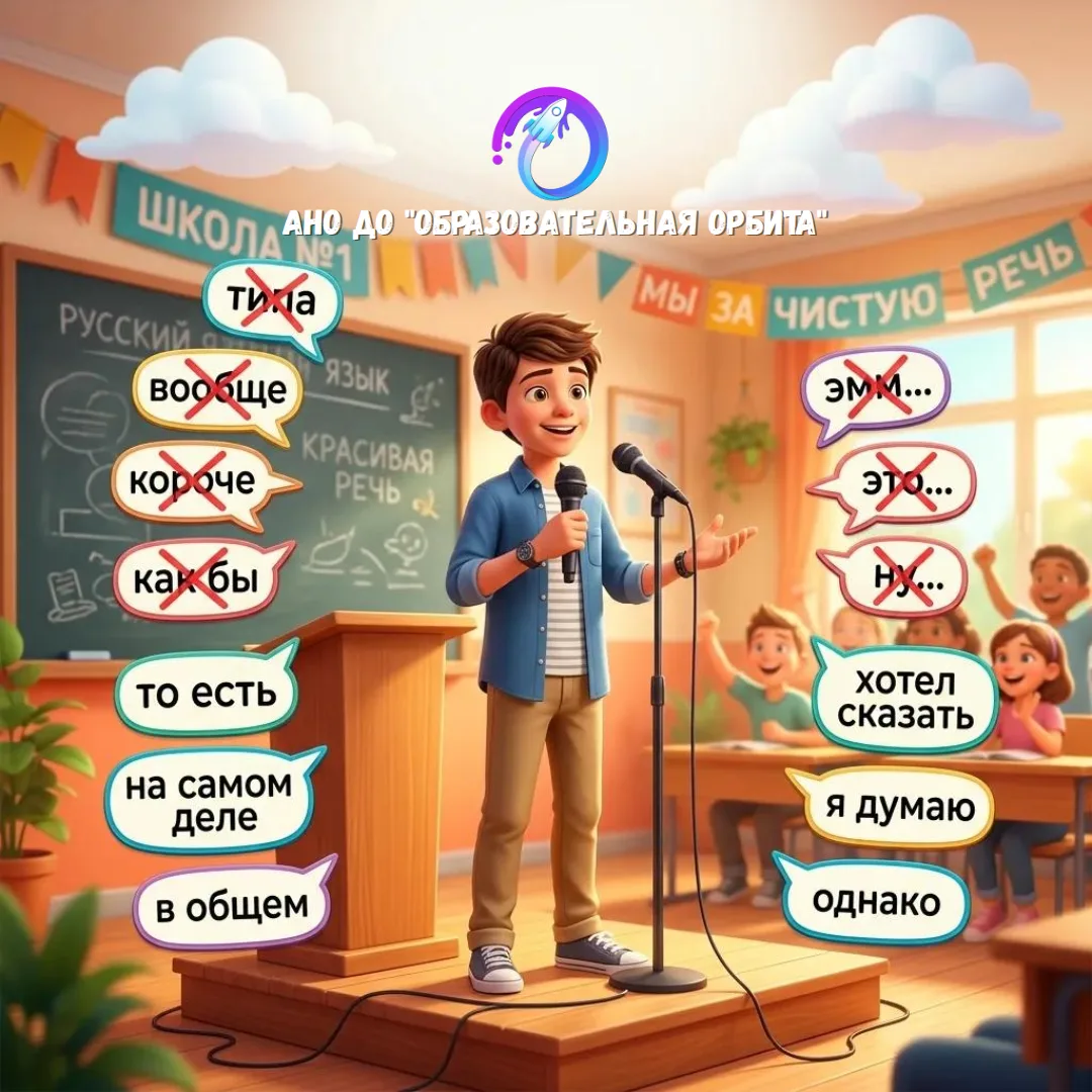 🗣 «Э-э-э», «ну», «как бы» — слышите? Это звук падающих баллов!