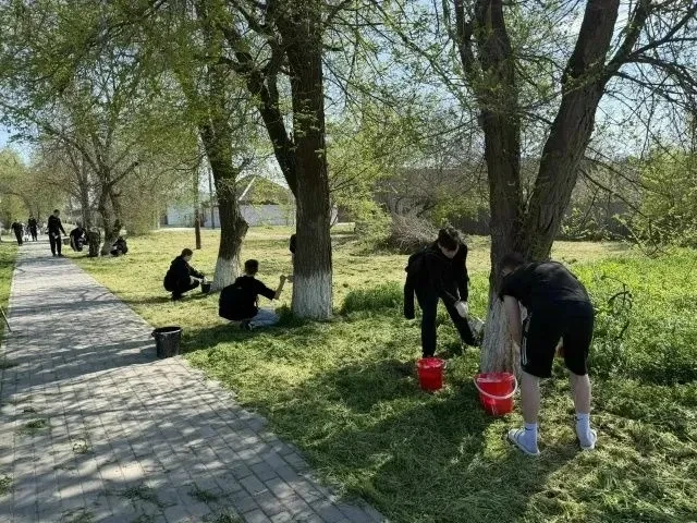 «Зелёный десант» села Прасковея  присоединился к Всероссийской неделе субботников «Мы за чистоту», п