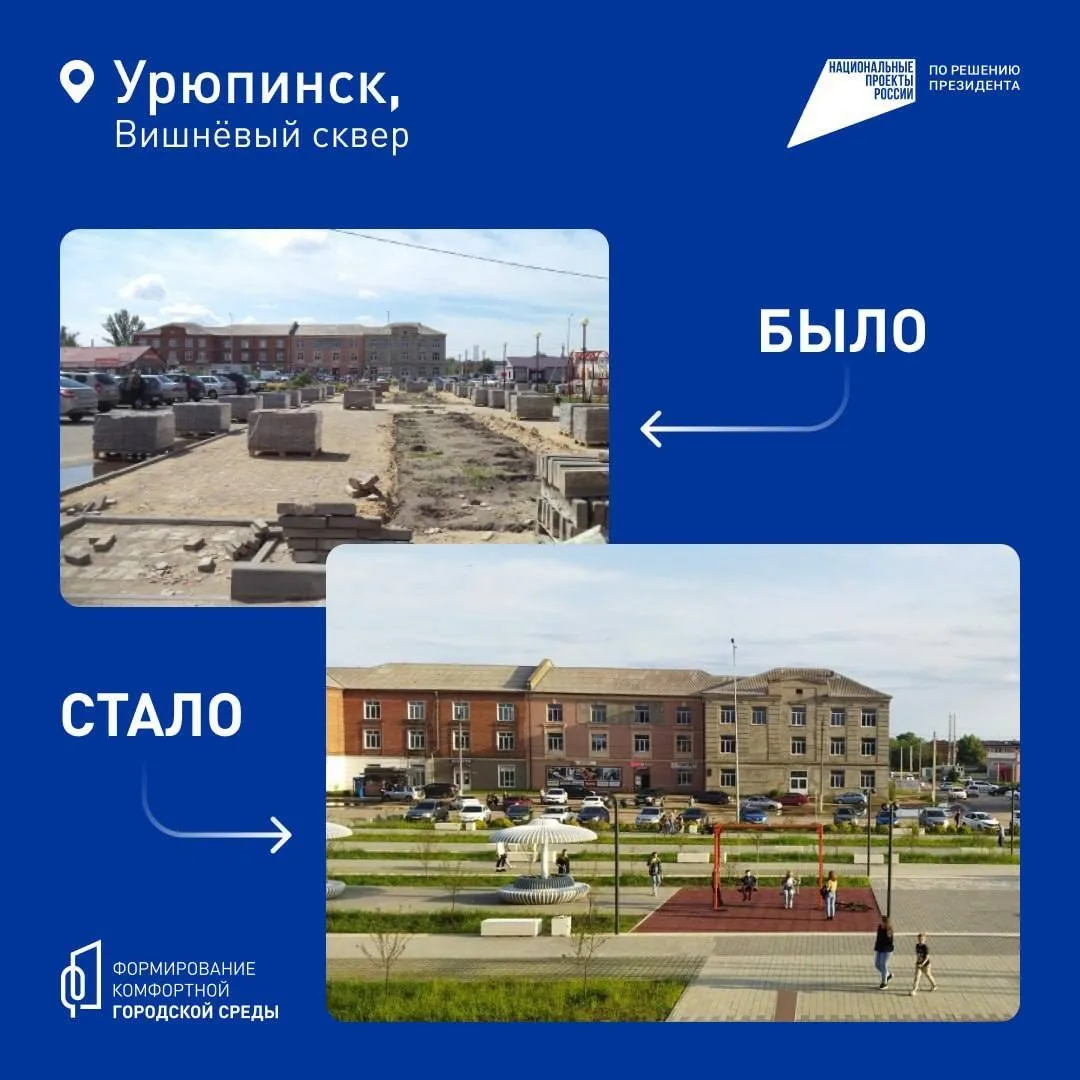 Преображай Урюпинск своим голосом!  До 12 июня продолжается Всероссийское онлайн-голосование за объе