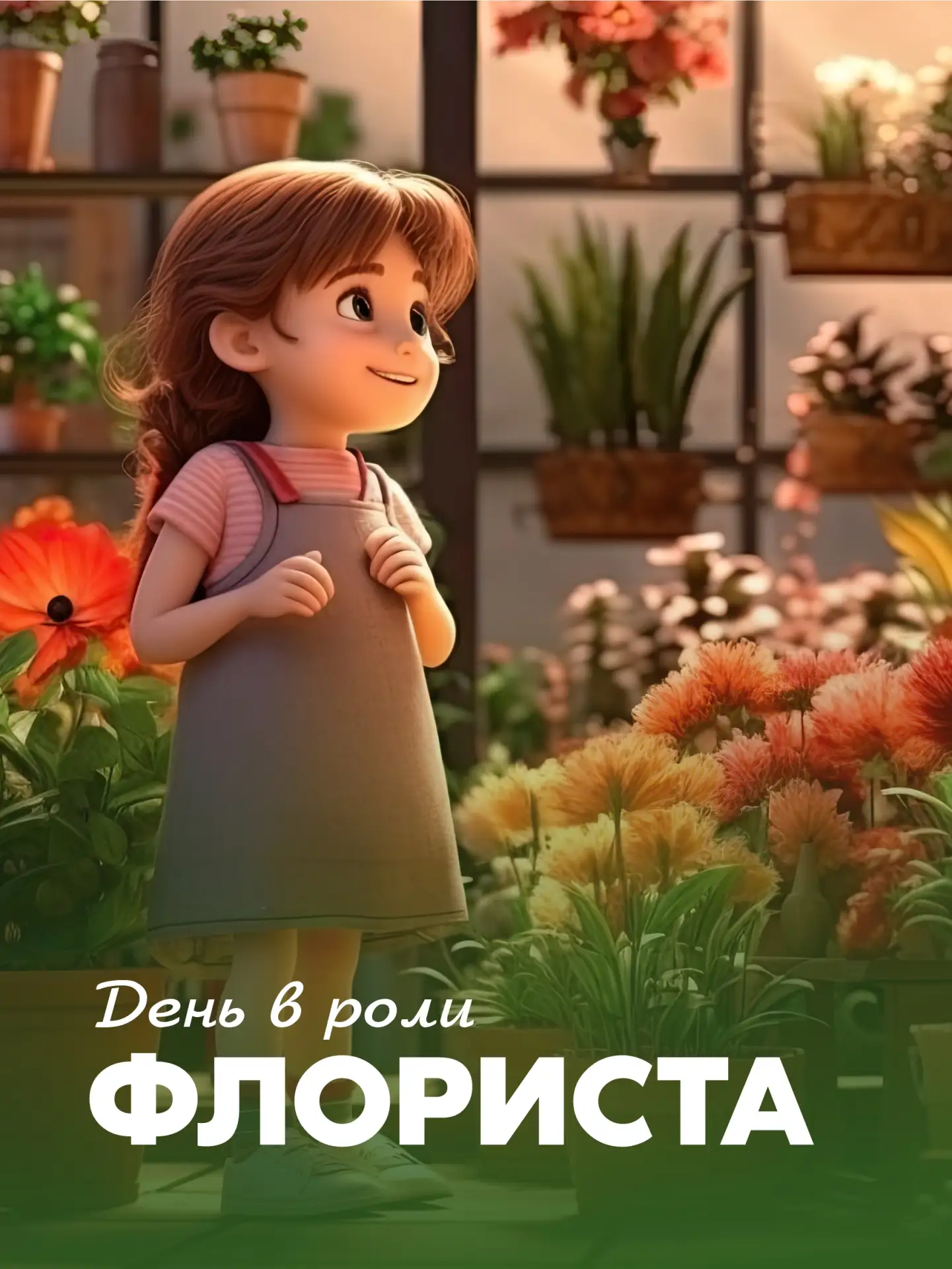 🌱 Пора устроить день в роли флориста! 

Дети обожают копировать взрослых и чувствовать свою значимо