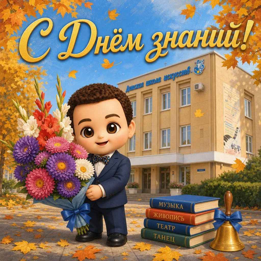 С Днём знаний и началом нового творческого года! 🔔🎨✨