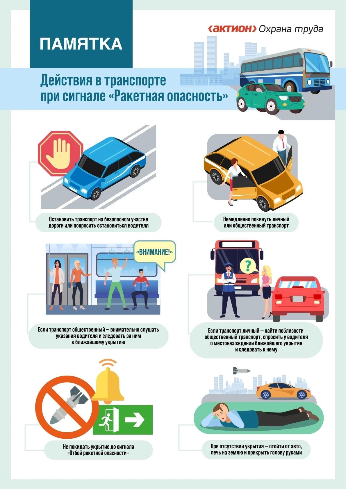 Действия при сигнале "Ракетная опасность"