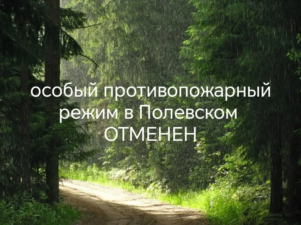 ❗ВНИМАНИЕ
Особый противопожарный режим отменен на территории Полевского муниципального округа Свердл