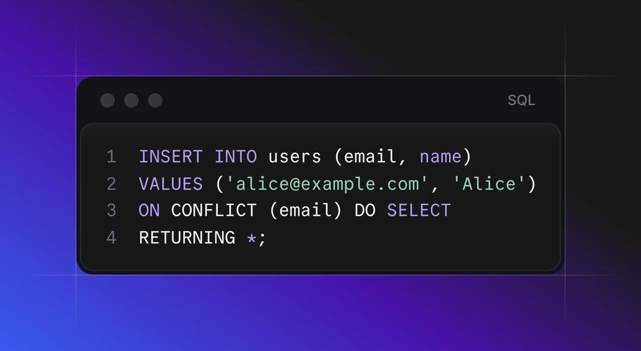PostgreSQL 19 Beta 1 добавляет ON CONFLICT DO SELECT.