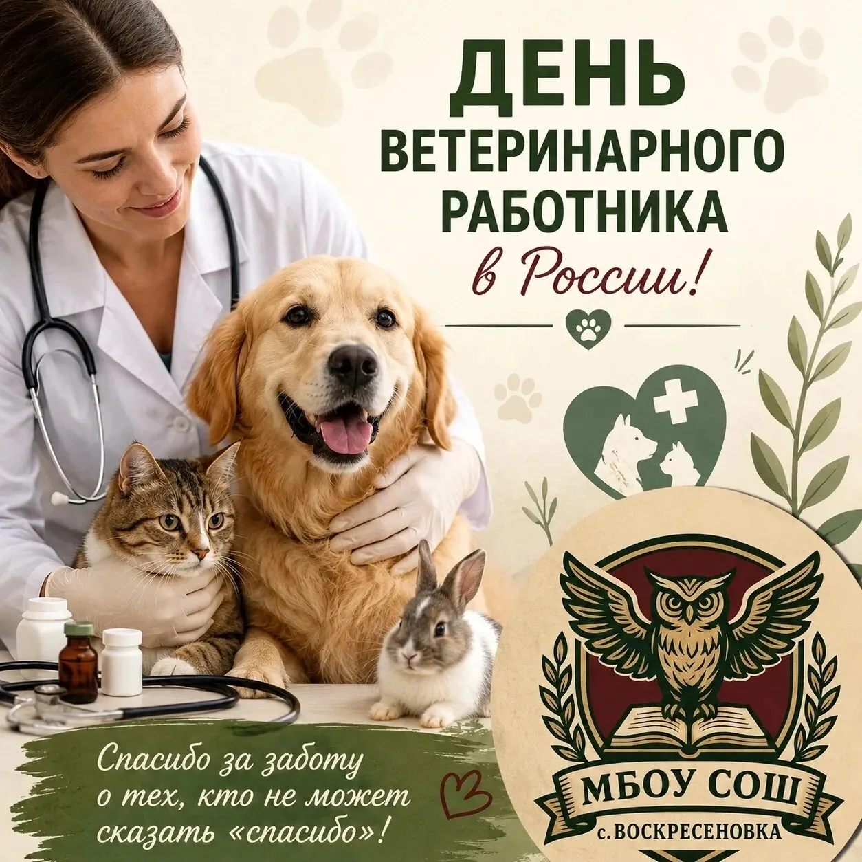 🐾 **День ветеринарного работника России** 🐶🐱