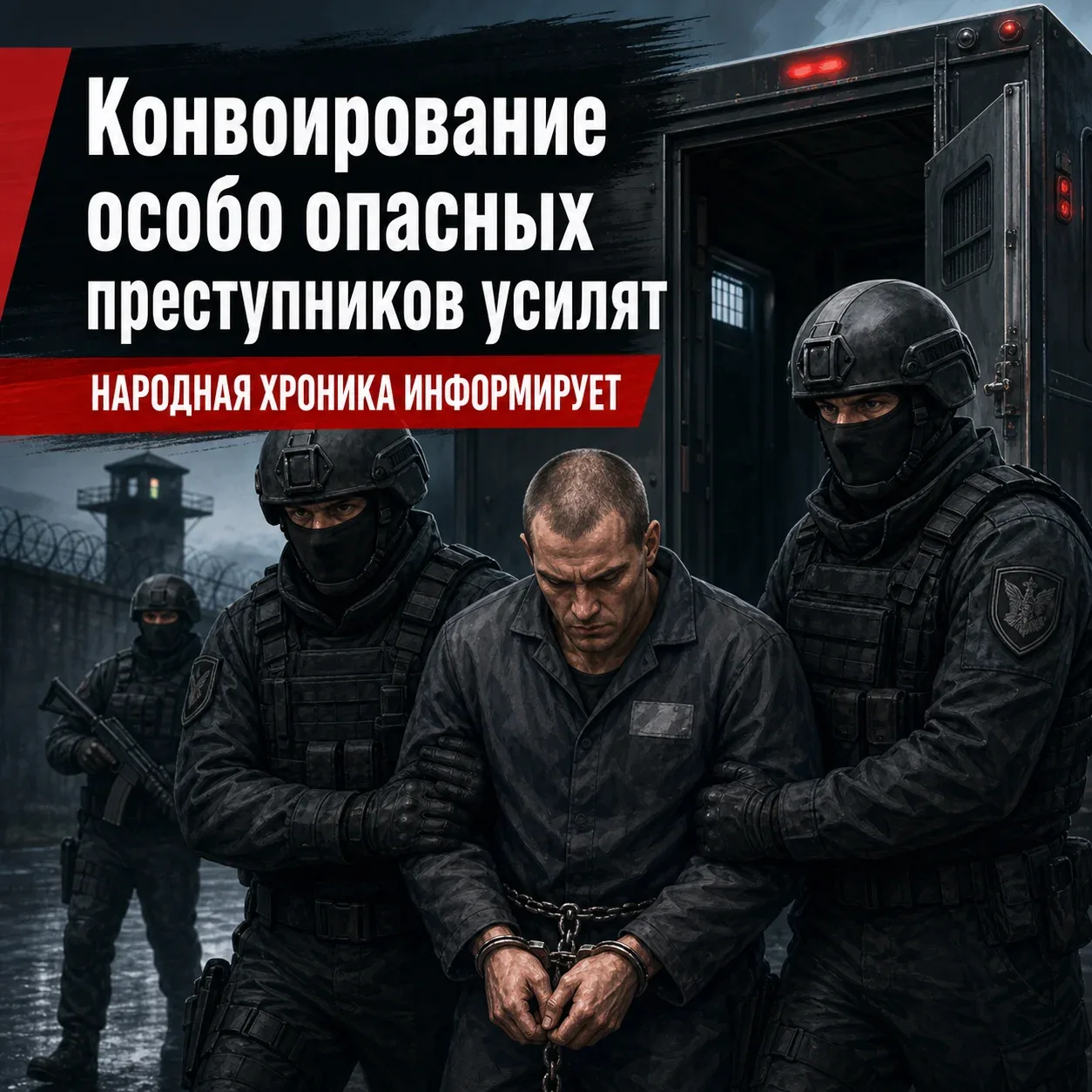 Конвоирование особо опасных преступников усилят

С 30 июля при конвоировании особо опасных преступни