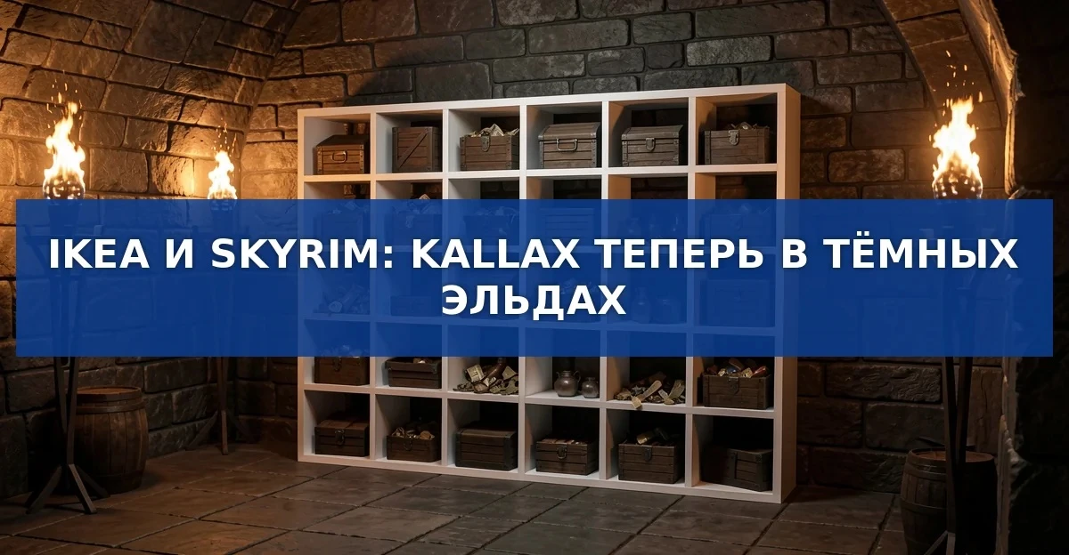 Сотрудничество IKEA и Skyrim: Kallax в Тёмных Эльдах