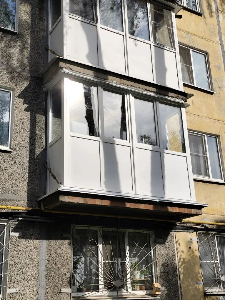 💥👉Остекление П образного балкона в пол под ключ в Нижнем Новгороде👍💥
