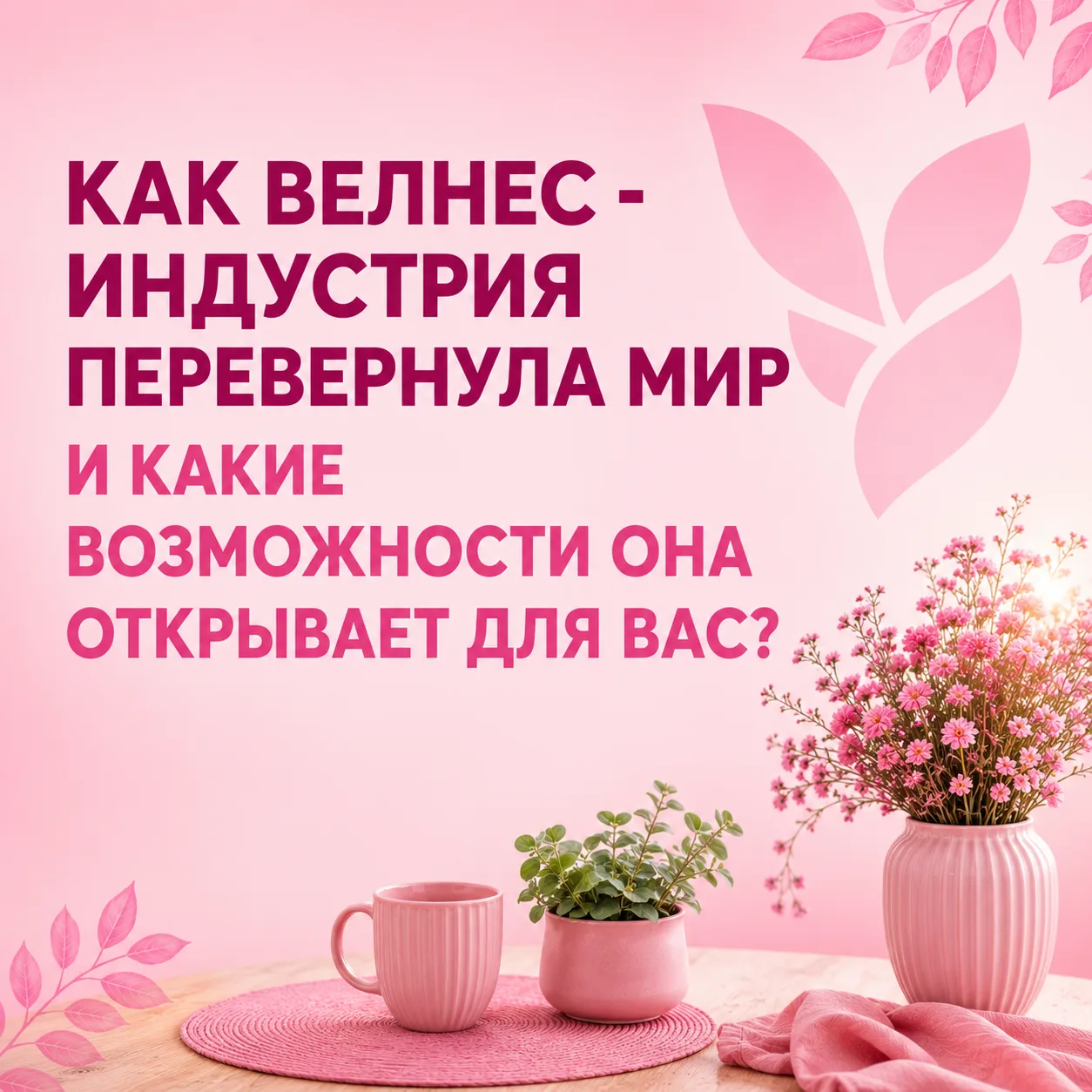 ТРЕНД НА МИЛЛИАРДЫ: КАК ВЕЛНЕС - ИНДУСТРИЯ ПЕРЕВЕРНУЛА МИР И КАКИЕ ВОЗМОЖНОСТИ ОНА ОТКР...