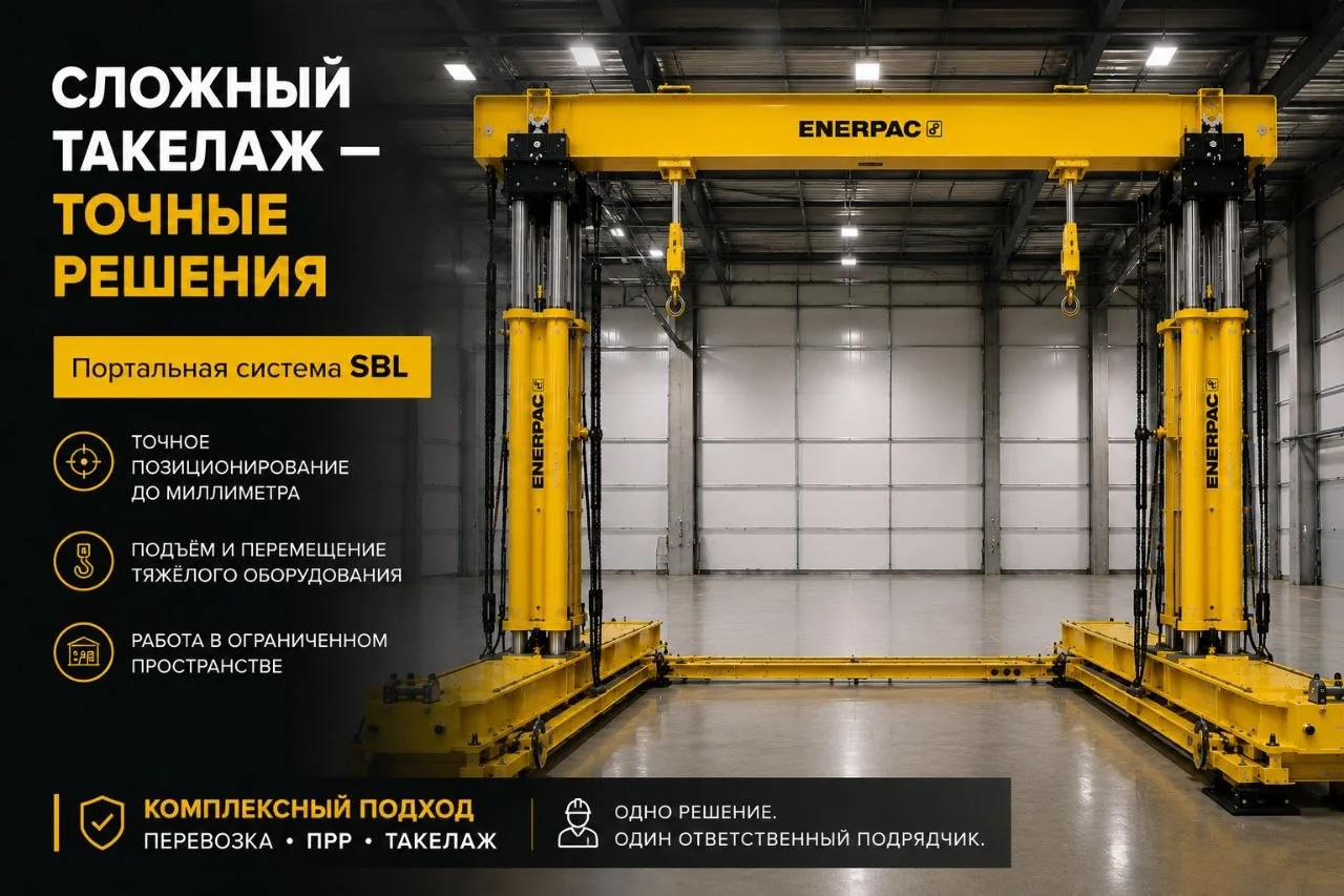 СЛОЖНЫЙ ТАКЕЛАЖ — НОВЫЙ УРОВЕНЬ ВОЗМОЖНОСТЕЙ «НЕГАБАРИТИКИ»: ENERPAC SBL 🔥