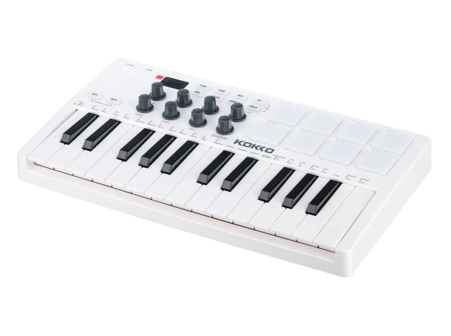 Описание:
SMK-25 MIDI-клавиатура 25 клавиш, Kokko

Клавиатура: 25 чувствительных к скорости нажатия 