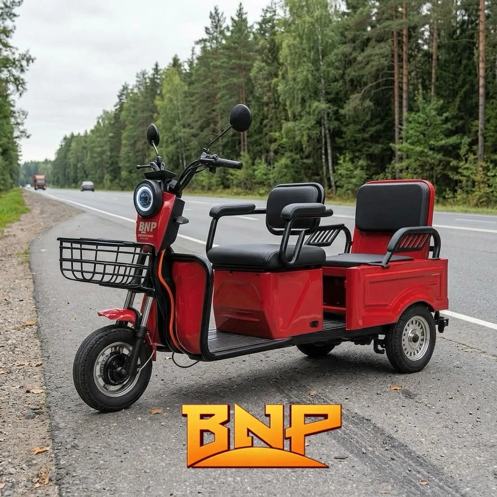 🚛 BNP Zevs Pro — универсальный электрический трицикл с повышенной грузоподъёмностью 
 
Мощность эле