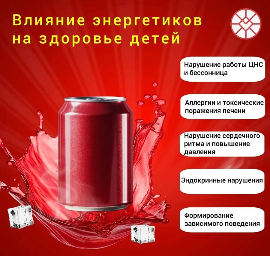 ⚡️ Как энергетики влияют на мозг подростка?