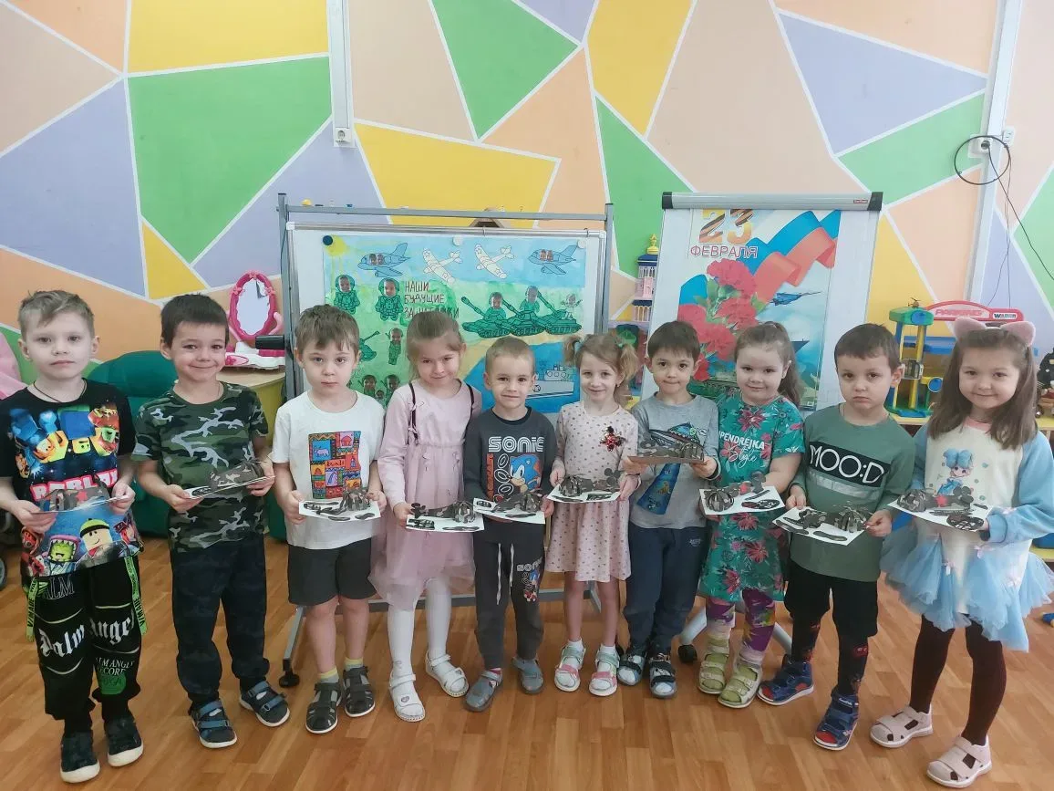 💪 Спортивный досуг ко Дню защитника Отечества  👫 В наших дошкольных группах прошёл спортивный праздн