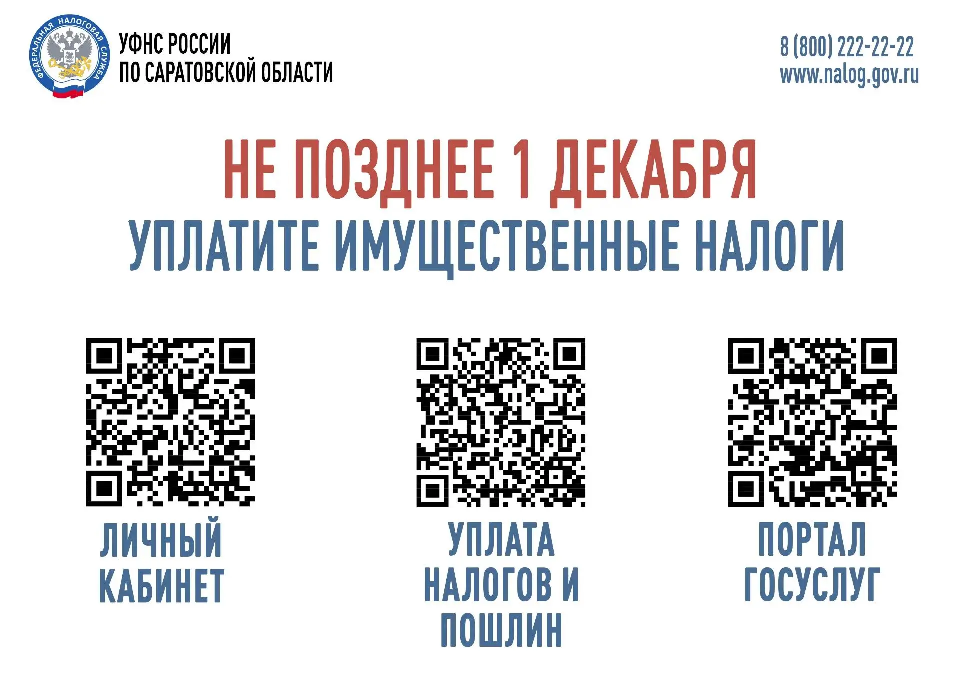 Налоговые уведомления за 2025 год: сроки, способы получения и оплаты