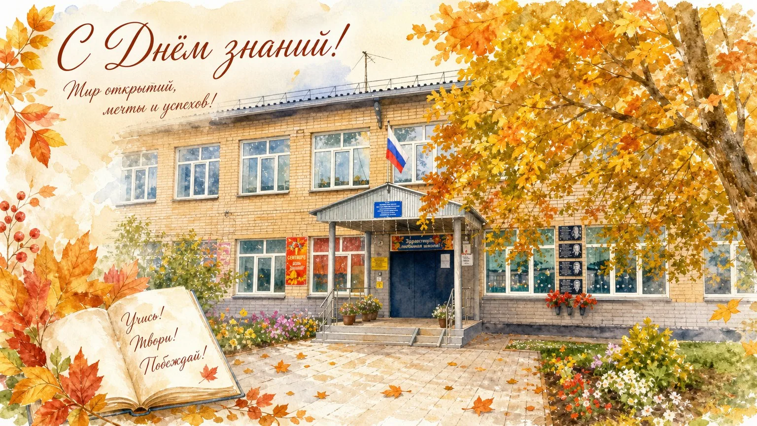 🎉 С Днём знаний и с началом нового учебного года! 🎉