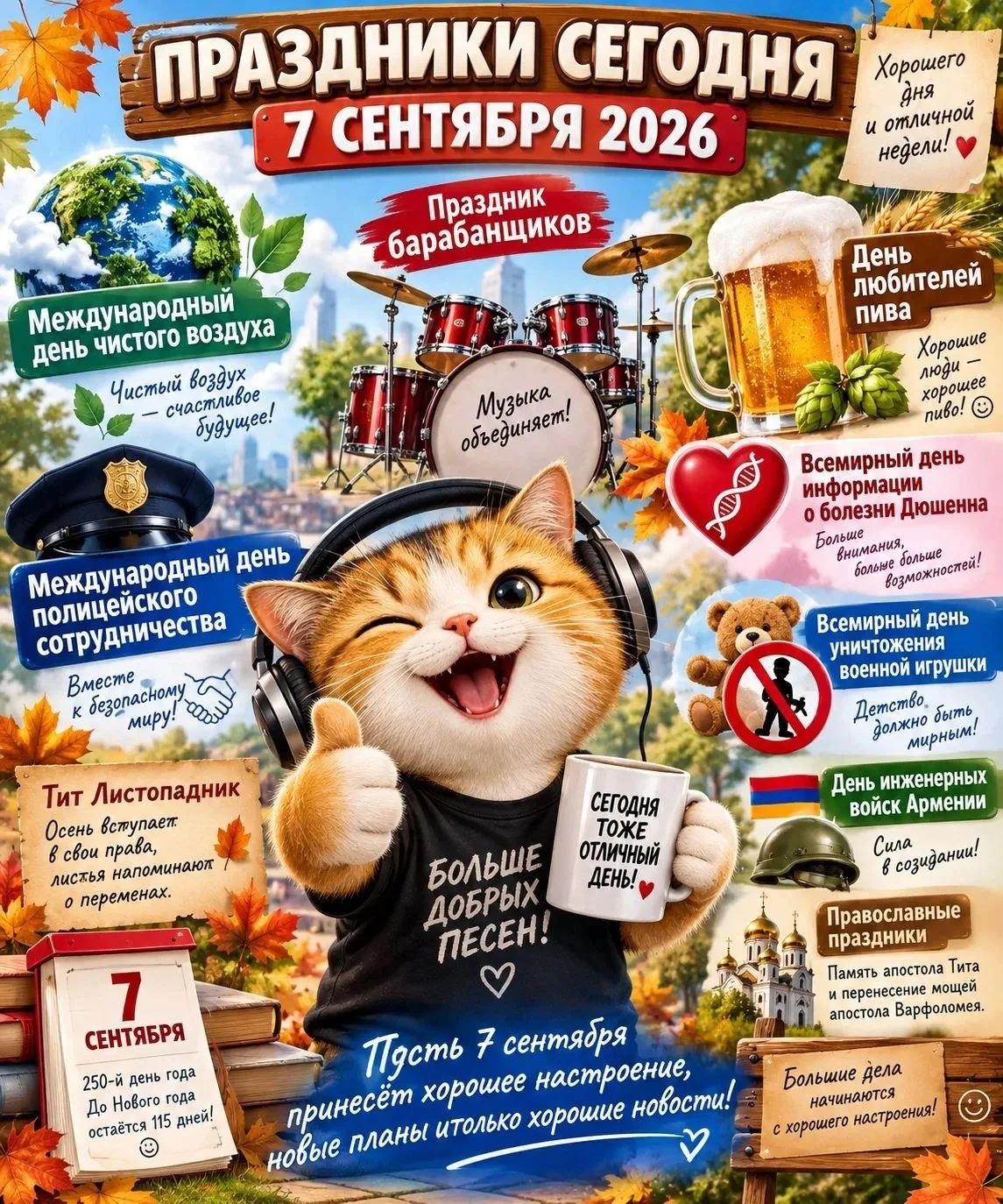 ☁7 сентября ожидается облачная зябкая погода. Термометры покажут около +12° днем и окол...