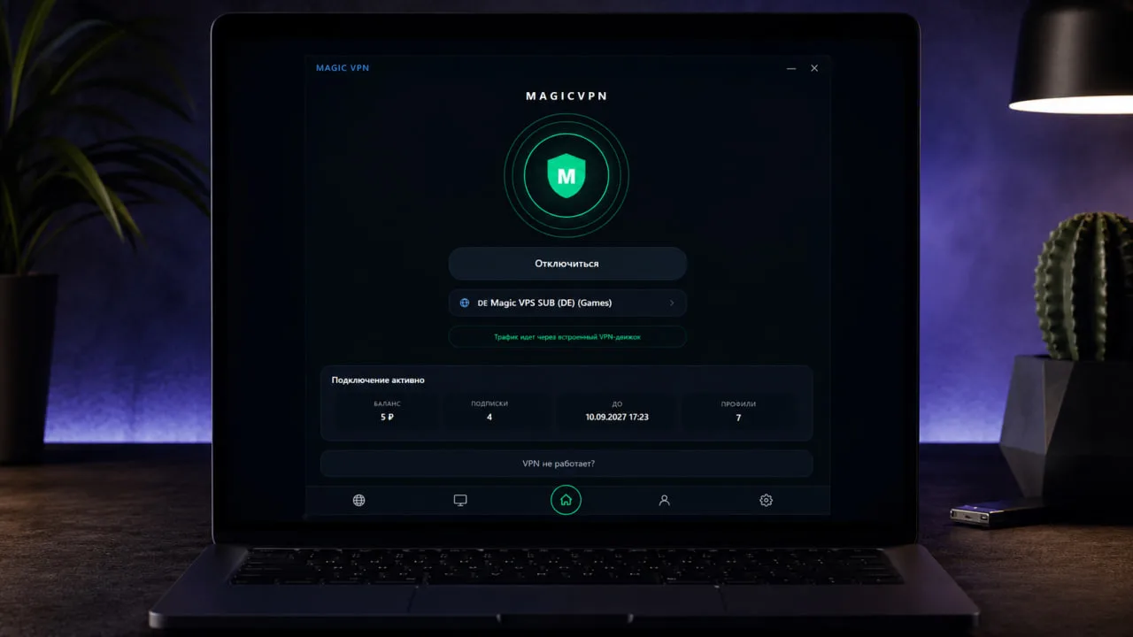 🛡 MAGIC VPN — теперь на Windows