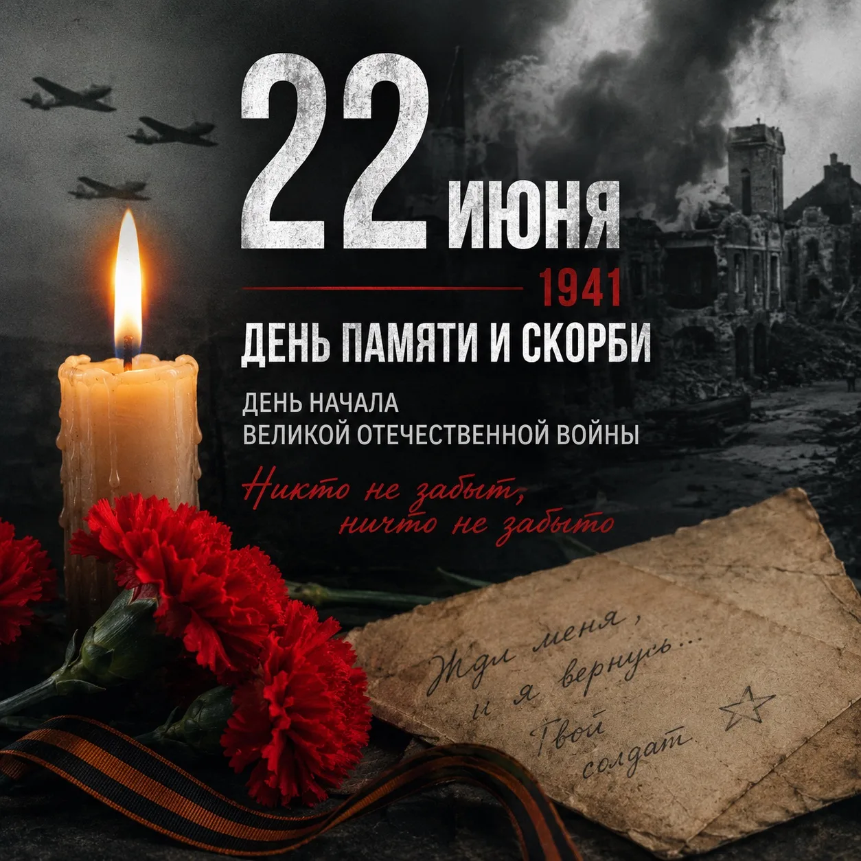 22 июня 1941 года — одна из самых трагических и судьбоносных дат в истории нашей страны. 

День памя