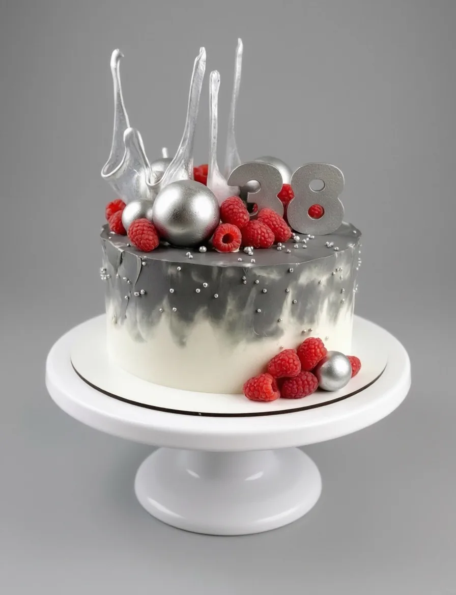 🎂 Торт на ртутную свадьбу — 38 лет вместе! 🎂