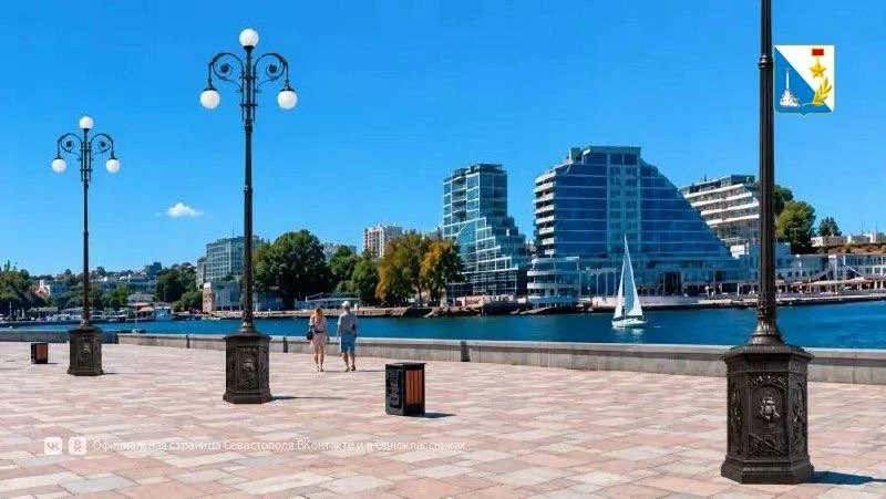 💡Новые 6-метровые фонари установят на Приморском бульваре