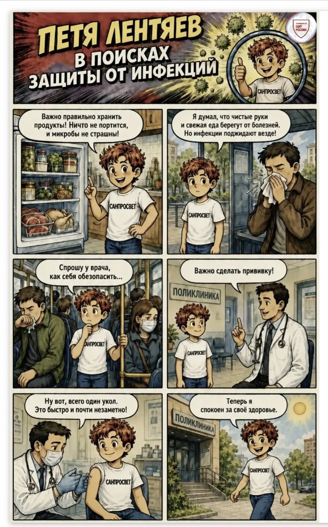 📌САНИТАРНЫЙ ЩИТ- БЕЗОПАСНОСТЬ ЗДОРОВЬЯ
