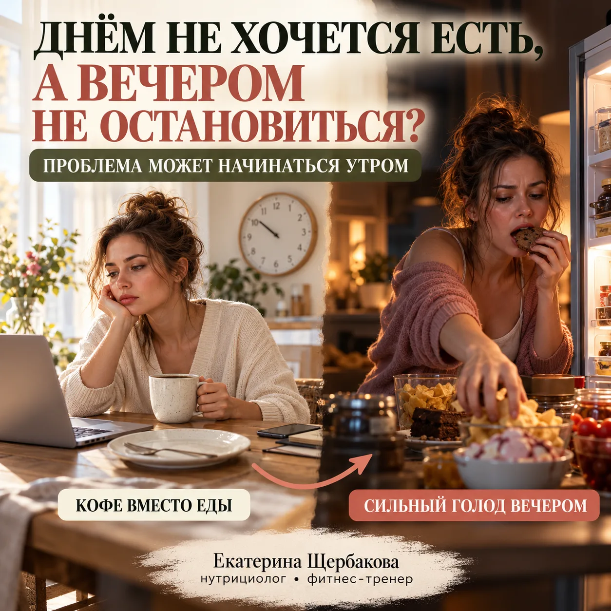 «ДНЁМ Я ПОЧТИ НЕ ЕМ. ПОЧЕМУ ЖЕ ВЕЧЕРОМ НЕ МОГУ ОСТАНОВИТЬСЯ?»